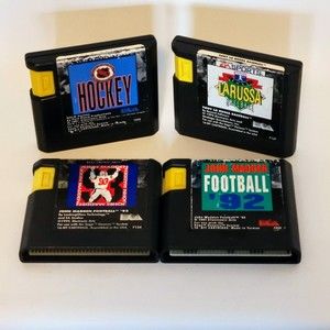 VTG Sega Genesis EA Sports Games Lot Of 4. Madden 92/93 Hockey. NOT TESTED.